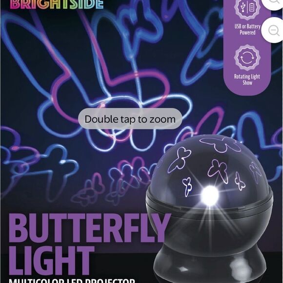 Brightside Butterfly Light Multicolor LED Projector - Picture 3 of 6